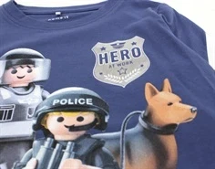 Name It bijou blue t-shirt Playmobil